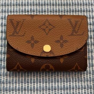 Louis Vuitton Tan and Brown Monogram Wallet